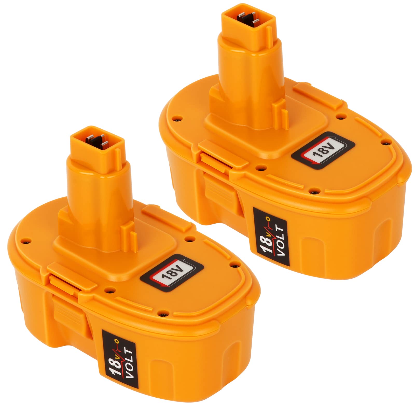 18v Battery KINGTIANLE 2-Pack 18V 5.0Ah Replacement Batteries For Dewalt  18V XRP Tools – Compatible With DC9096, DC9098, DW9096, DW9098 Series Dewalt  18v Battery