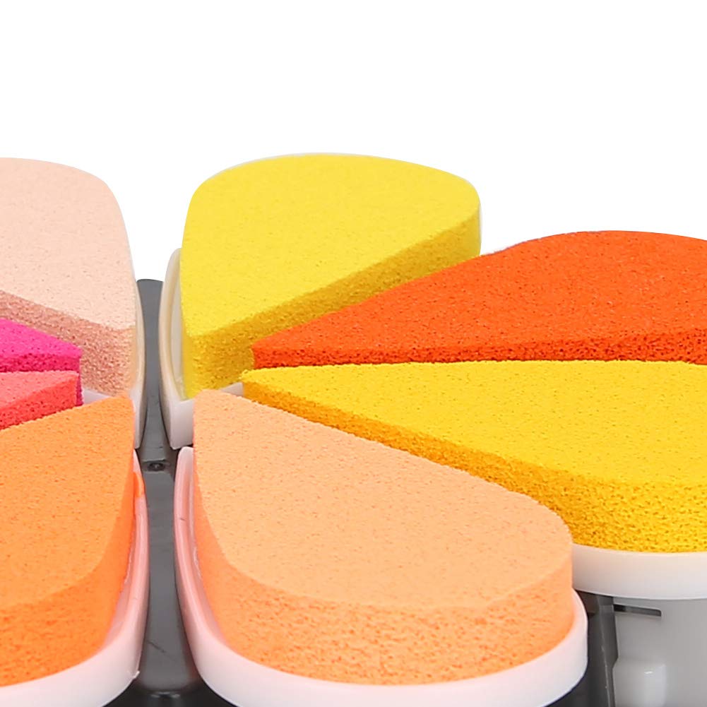 Poduszka Atramentowa Petal, Zestaw Pigmentów w 8 Kolorach, | Poduszka Stemplarska, Tusz Pigmentowy, Usuwalne Ośmokolorowe Płatki, Wolno Schnący 1 do 15 Minut, Papier Drewniany,