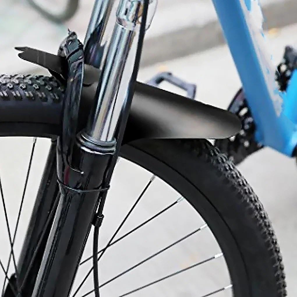 Parafango 1/2 Set parafanghi MTB Ali per Pneumatici per Mountain Bike Accessori Bici parafango Anteriore Posteriore Nero parafango Bici
