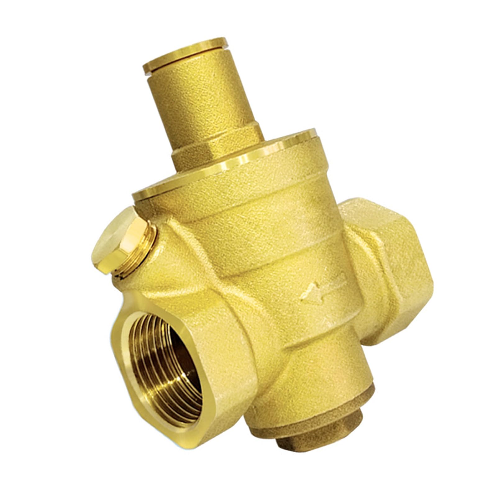 Yrohgkpn Dn15 / Dn20 / Dn25 / Dn32 Brass Water Pressure Reducing Maintaining Valves Regulator Adjustable Relief Valves Enduring Water Pressure Reducing Regulator