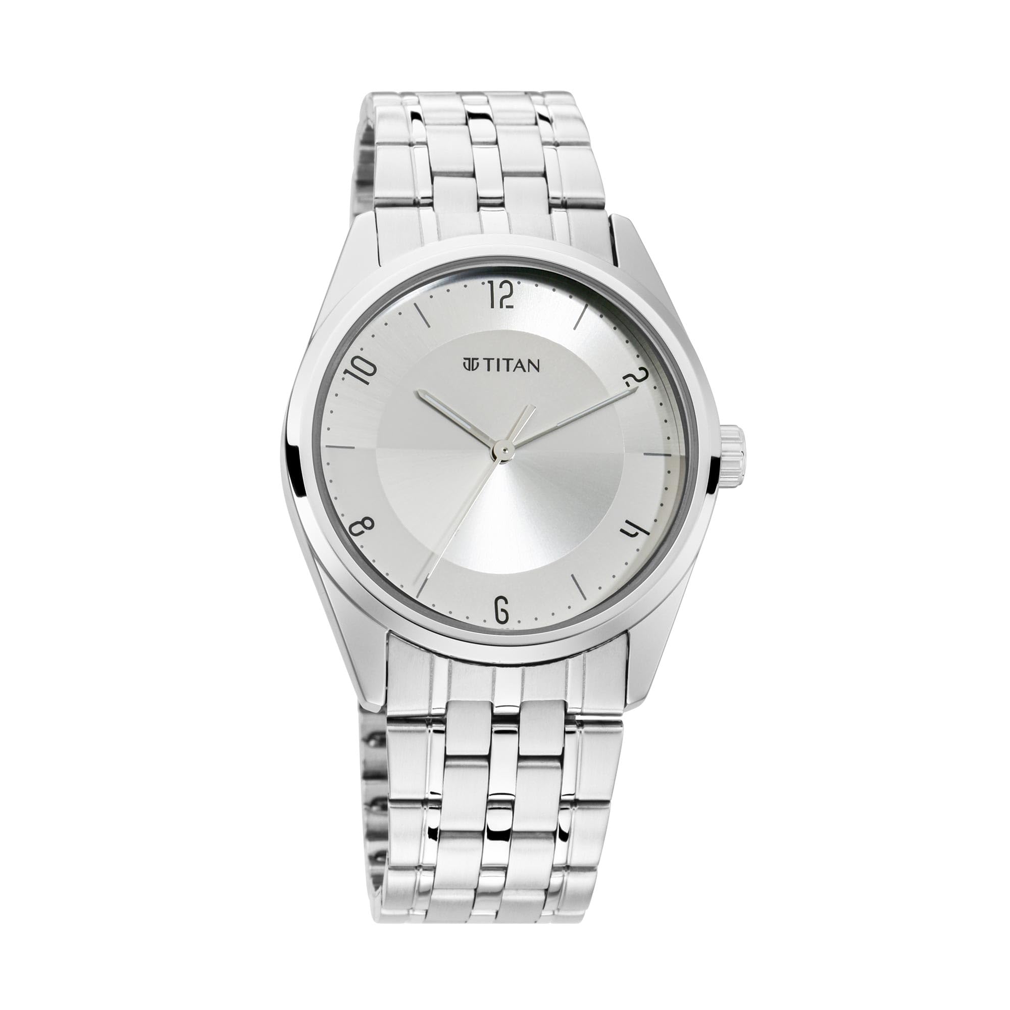 Titan Stainless Steel Neo Economy Analog Silver Dial Mens Watch-Nn1729Sm06/Np1729Sm06, Band Color:Silver (B083ZH8KKY) Amazon Price History, Amazon Price Tracker
