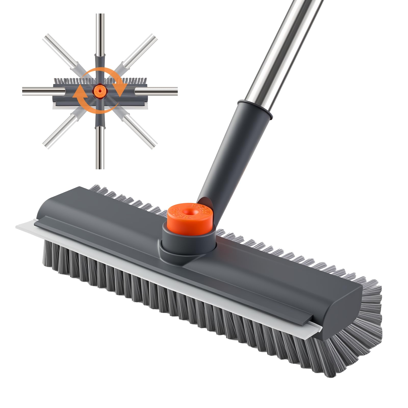 mitclear 3 en 1 balai brosse sol long