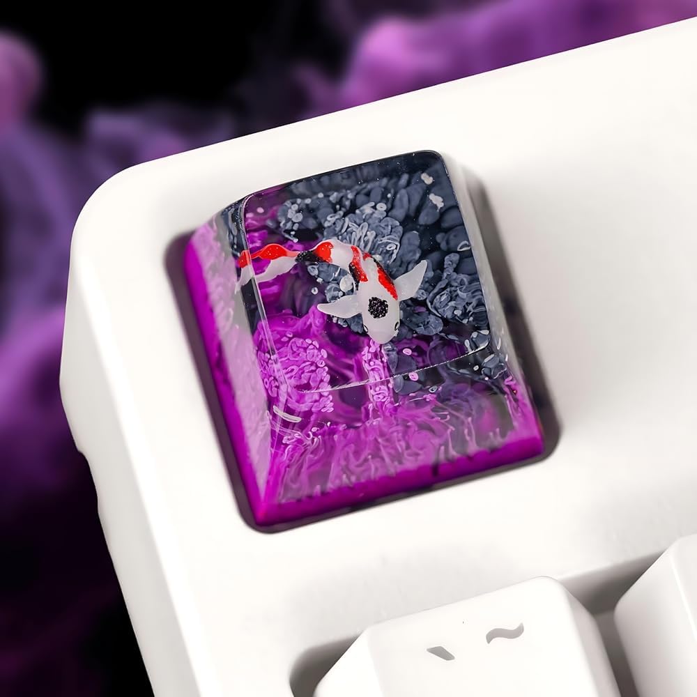 Stonehenge Artisan Keycap R1 SA Profile Custom Ritual Keycaps 1U ESC Handmade Gaming Ritual Resin Key Cap Cherry MX Switch Compatible Mechanical Keyboard Lover Gift