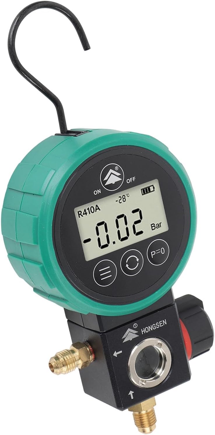 4 Units HVAC Vacuum Tester Precise and Practical Pressure Manifold Tester for Air Conditioning Service