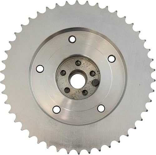 Miniatura 6 de TRQ Piñón de distribución de válvula variable del motor Engranaje Phaser del árbol de levas compatible con Buick Chevy GMC