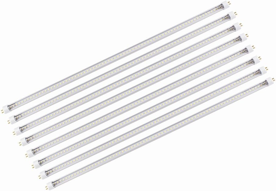 8 Pack of 2Ft 14W T5 LED Tube w Sun 6500K & Over 2.0 PPF/180 Lumen/W ...