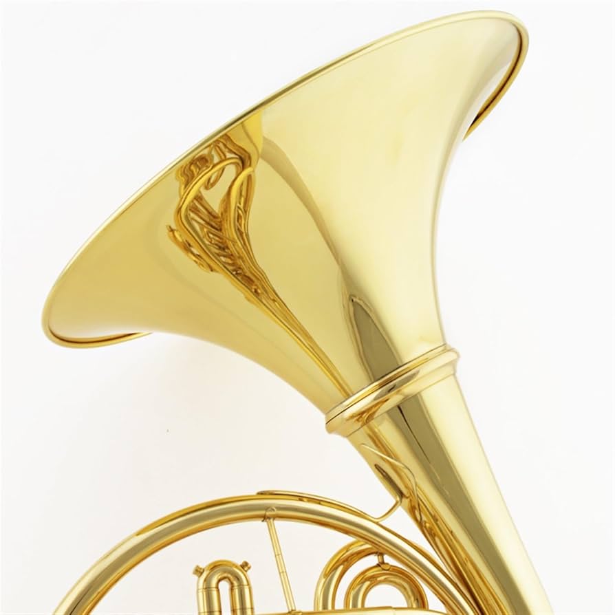 フレンチホルン楽器 フレンチホルン楽器 真鍮素材 単列 Amazon | 4 キー Bb/F 複列フレンチ ホルン真鍮ゴールド カラー