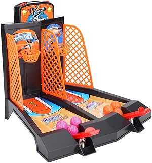Basketball Shooting Game, 2-Player Desktop Table Basketball Games Kids Intelligence Toy Tabletop Game Desktop Basketball Toys Set