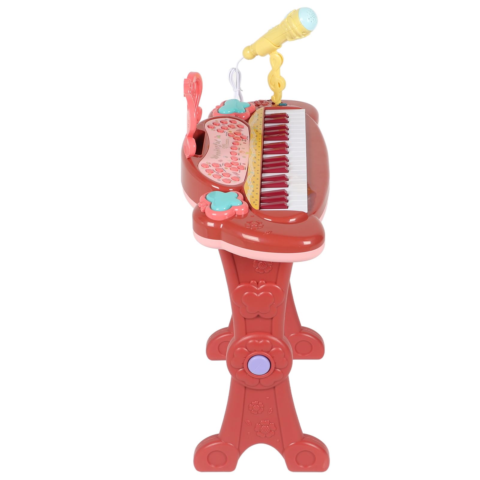 Generic Elektroniczne Pianino dla Dzieli, Edukacyjny Elektroniczny Instrument Muzyczny dla Dzieli, 37 Klawiszy, POLączeni Telefonizne Z Mikrofonem dla DzieieczZąt
