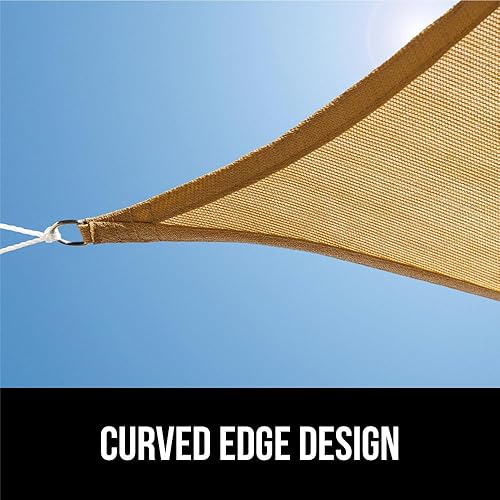 Miniatura 8 de Gorilla Grip Parasol resistente, protección UV, resistente a la decoloración y al óxido, bloquea la luz solar, vela transpirable, fácil de instalar,