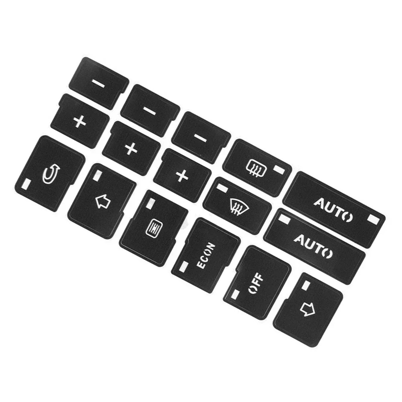 Button Repair Stickers Compatible with A4 for B6 for B7 AC Climate Control Button Repair Restoration Decals Stickers