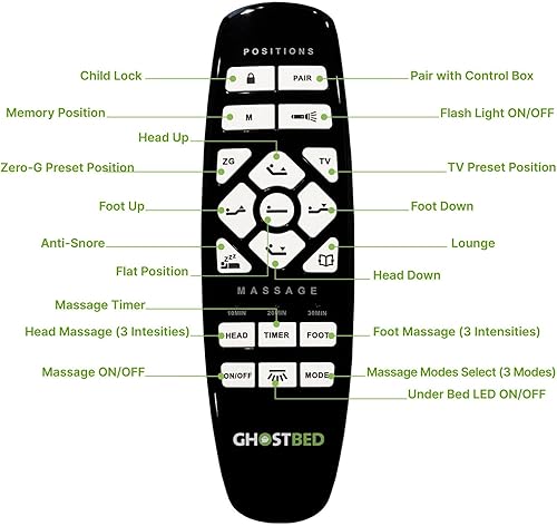 Miniatura 5 de GhostBed Base de alimentación ajustable personalizada con colchón de espuma viscoelástica de gel refrescante Luxe de 13 pulgadas, tamaño Queen