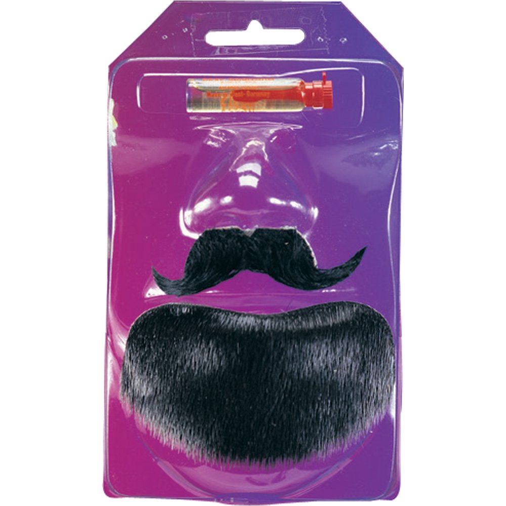 Rubie's Arabian Moustache and Beard Set, Black, One Size