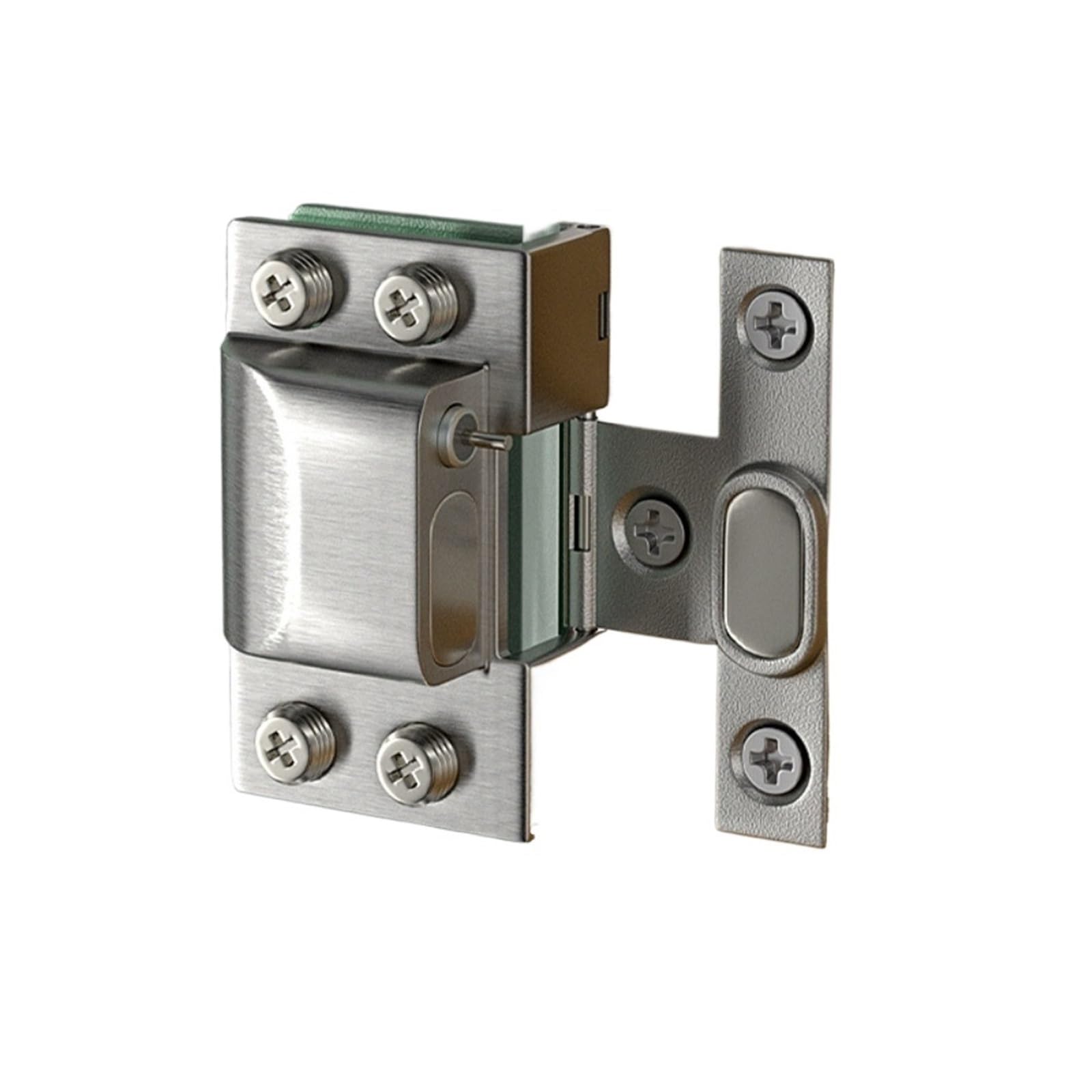 Kdhcvkz Silver 1Pcs Cabinet Door Hinges Stainless Steel Door Hinge(Silver)