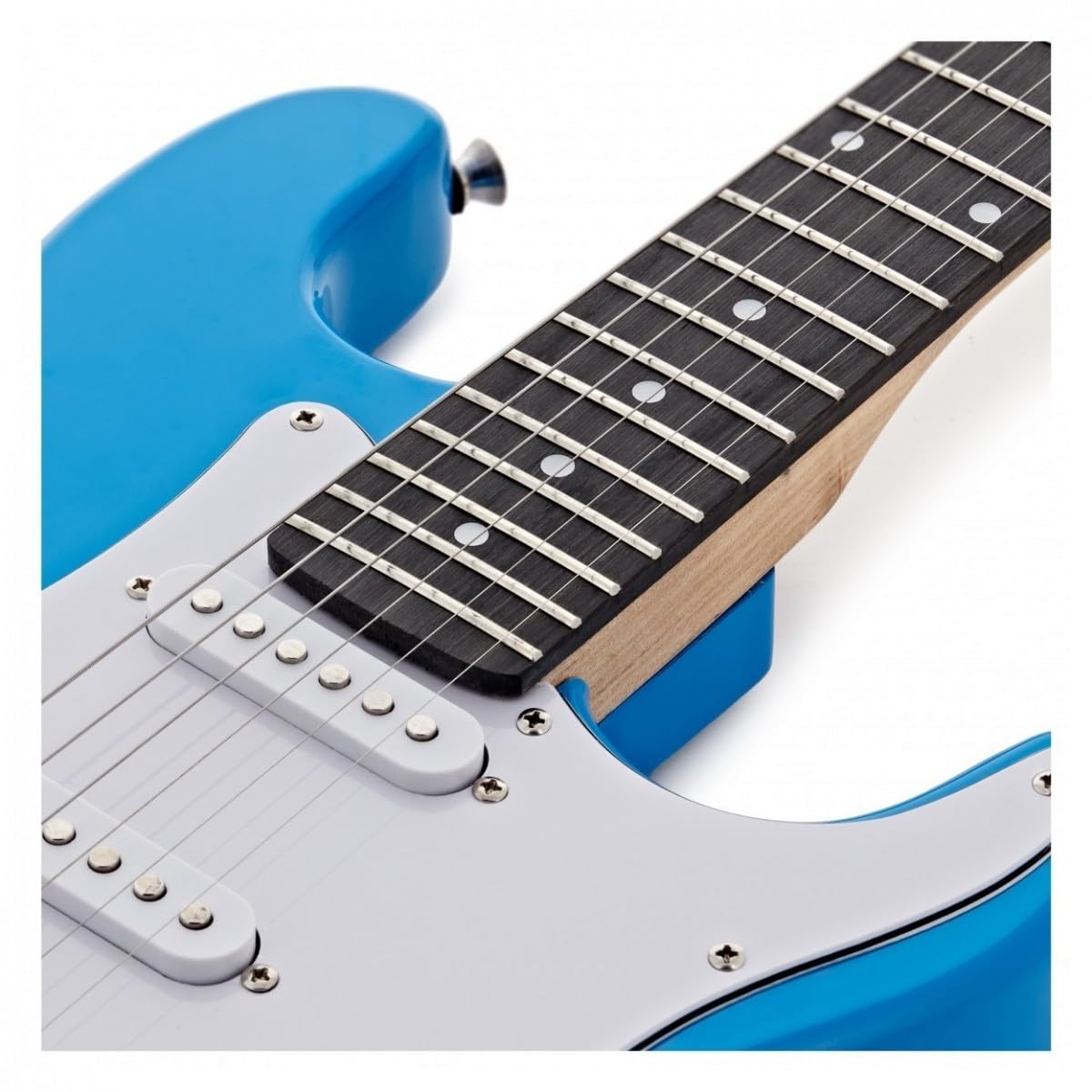 Chitarra elettrica 3/4 LA di Gear4music Blue con amplificatore 10W e borsa morbida