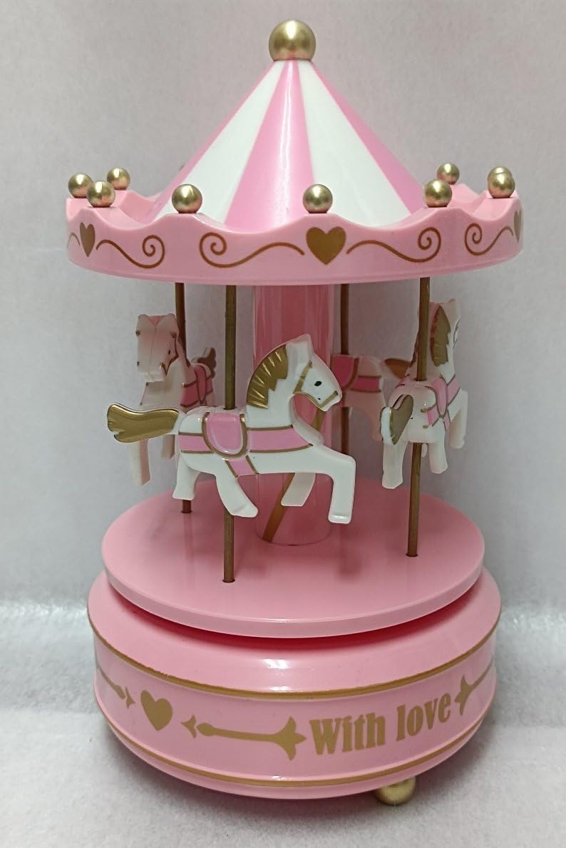 Amazon | CARROUSEL メリーゴーランドオルゴール ラピュタ君をのせて