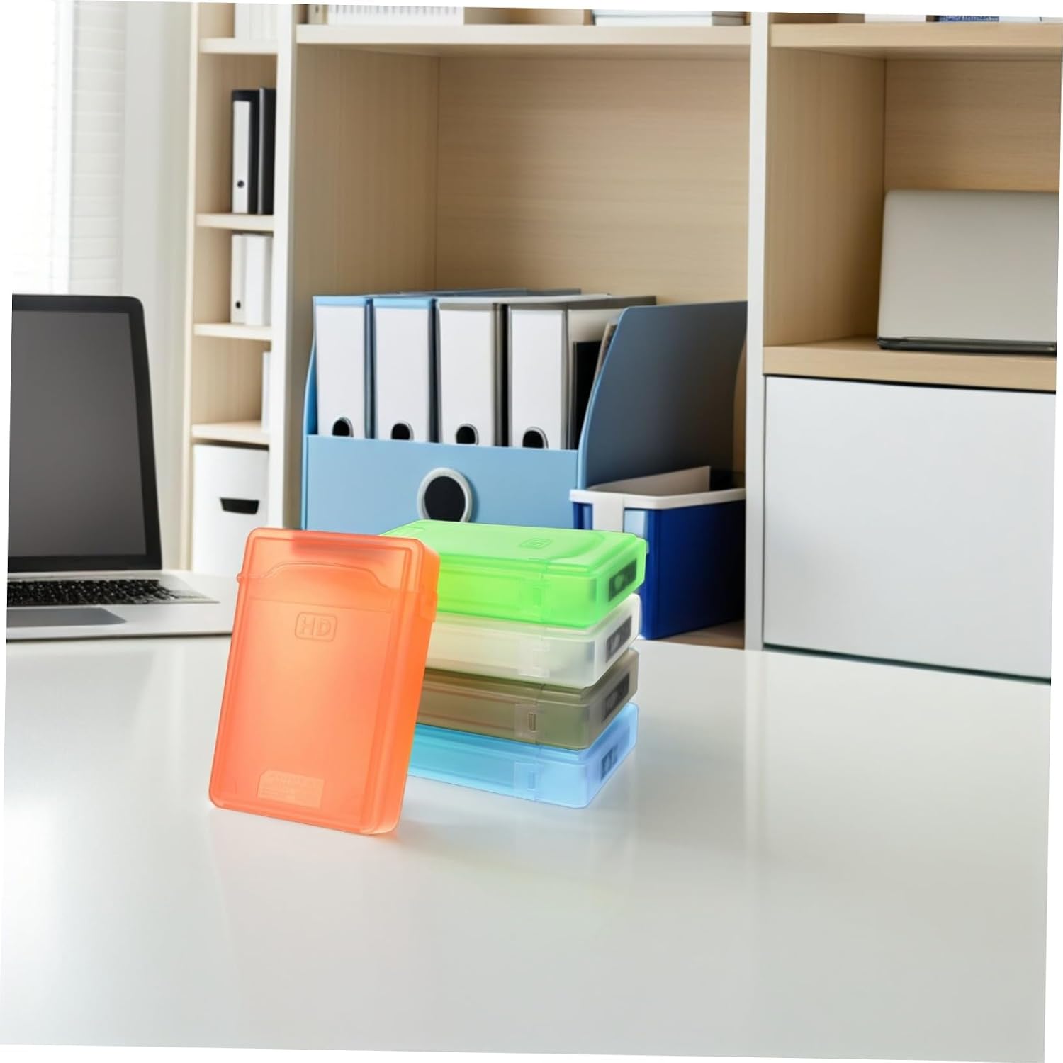 10pcs Hard Drive Protection Boxes Plastic Storage Holders for External Hard Drives Organizer Case Protection USB Holder