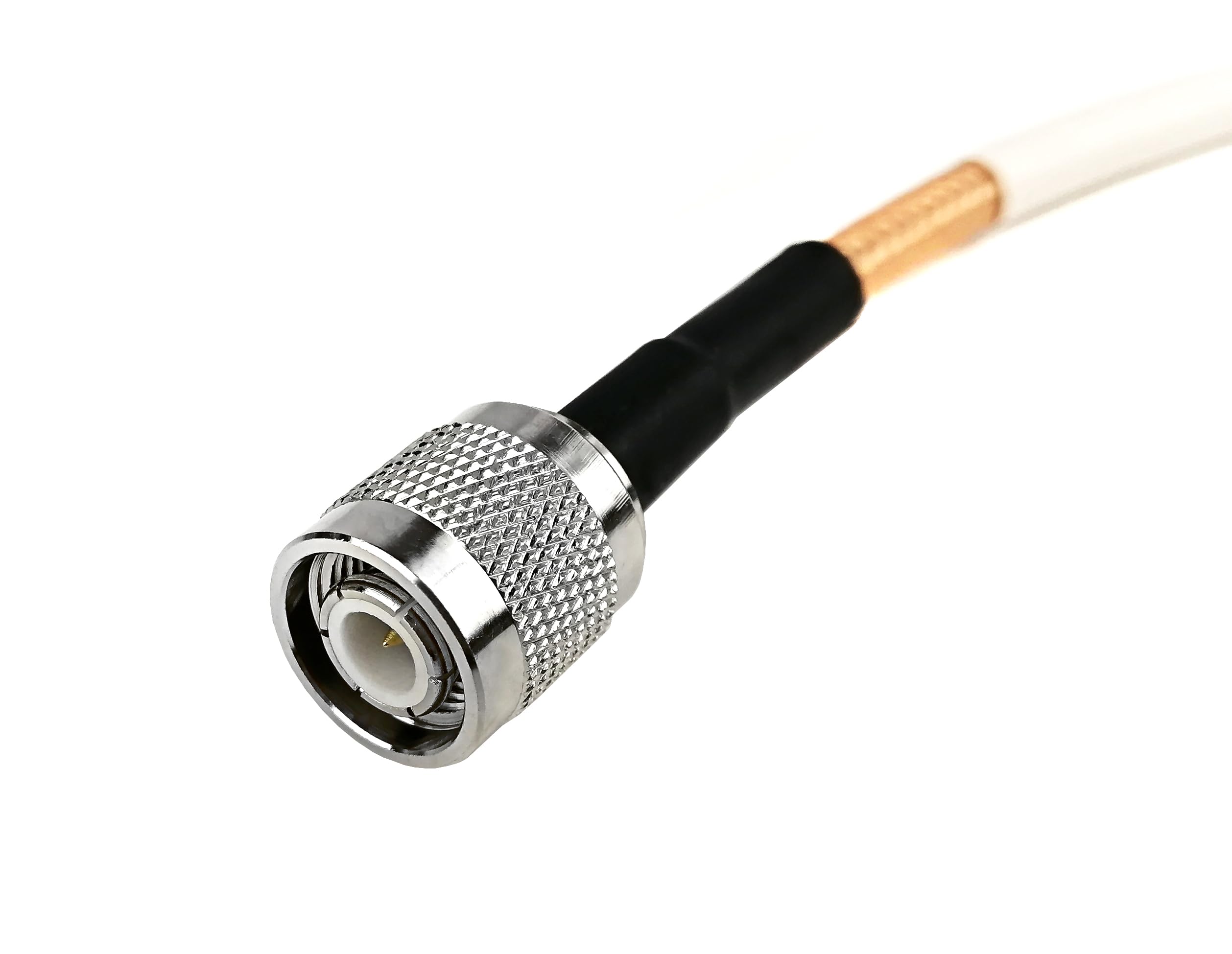 1 câble coaxial RG142 à faible perte TNC vers TNC – Câble d'extension 50 Ohm pour amplificateurs de signal cellulaire et répéteurs WiFi (1,2 m)