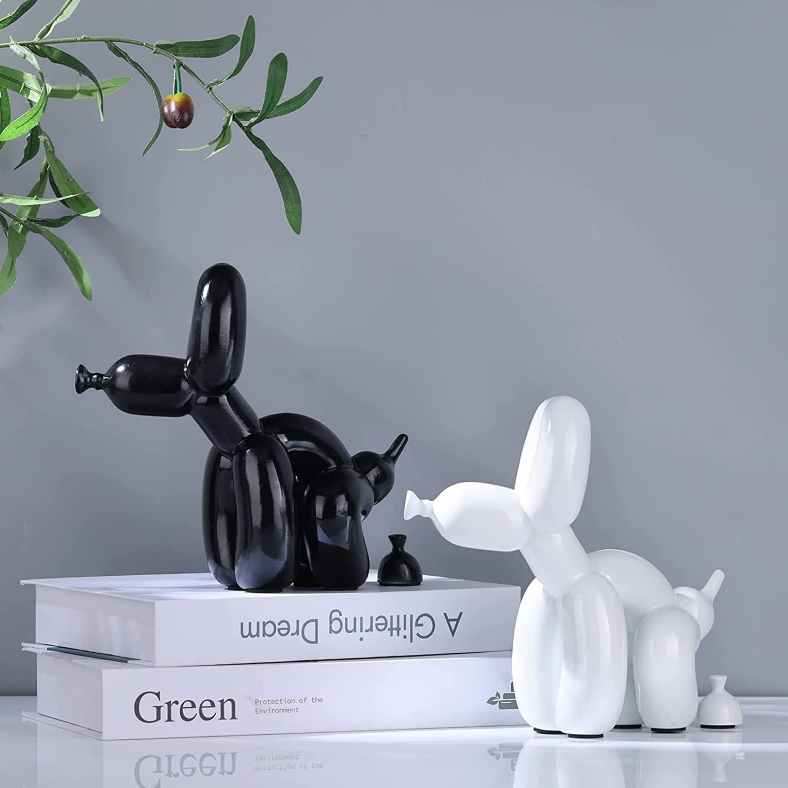 うんちバルーン犬の像樹脂彫刻 装飾モダン 動物フィギュア(電気メッキゴールド) Amazon.co.jp: スクワット プーピング バルーン 犬 動物像 うんち彫刻