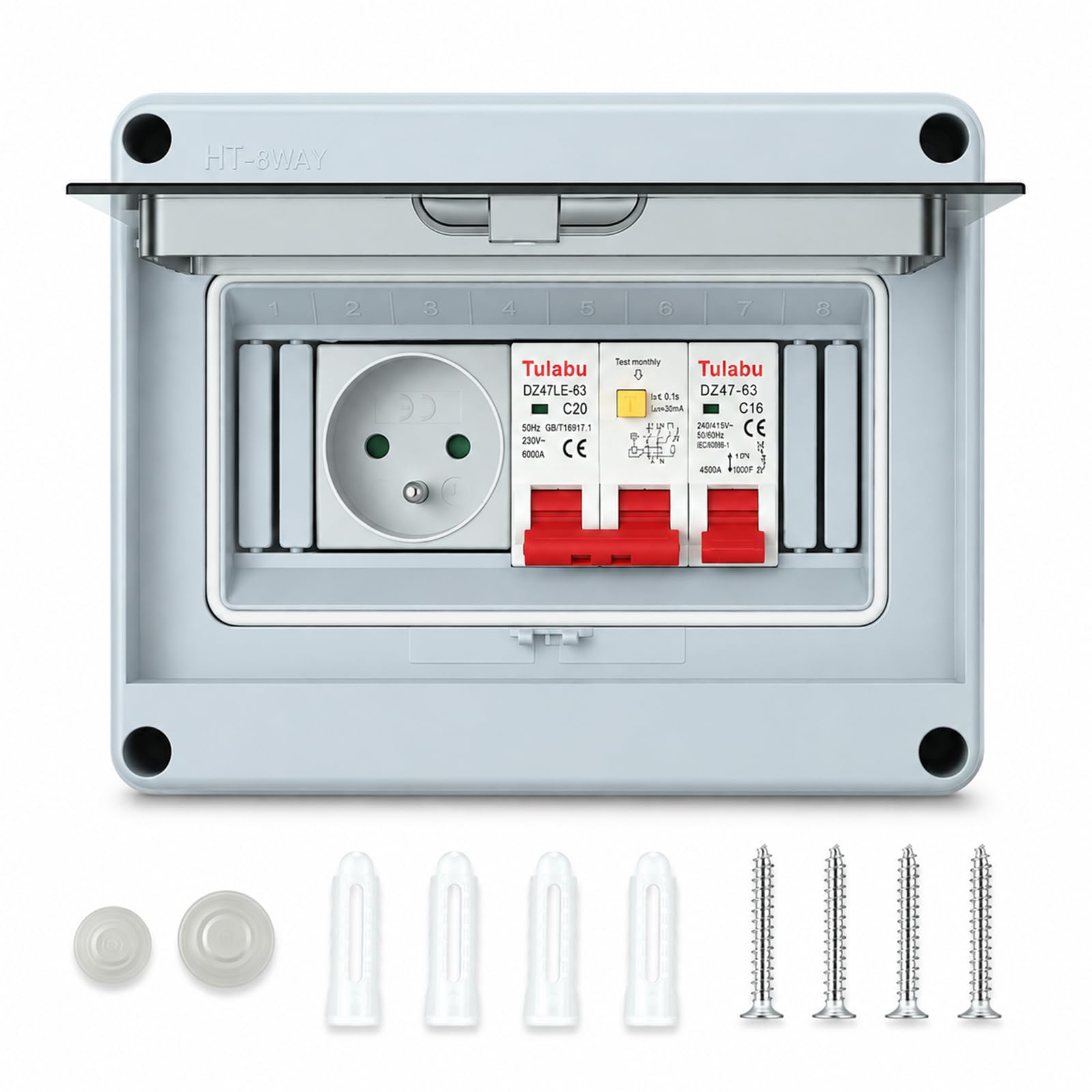 Cofanetto Elettrico Impermeabile, Scatola Modulare con Protezione Perdite
