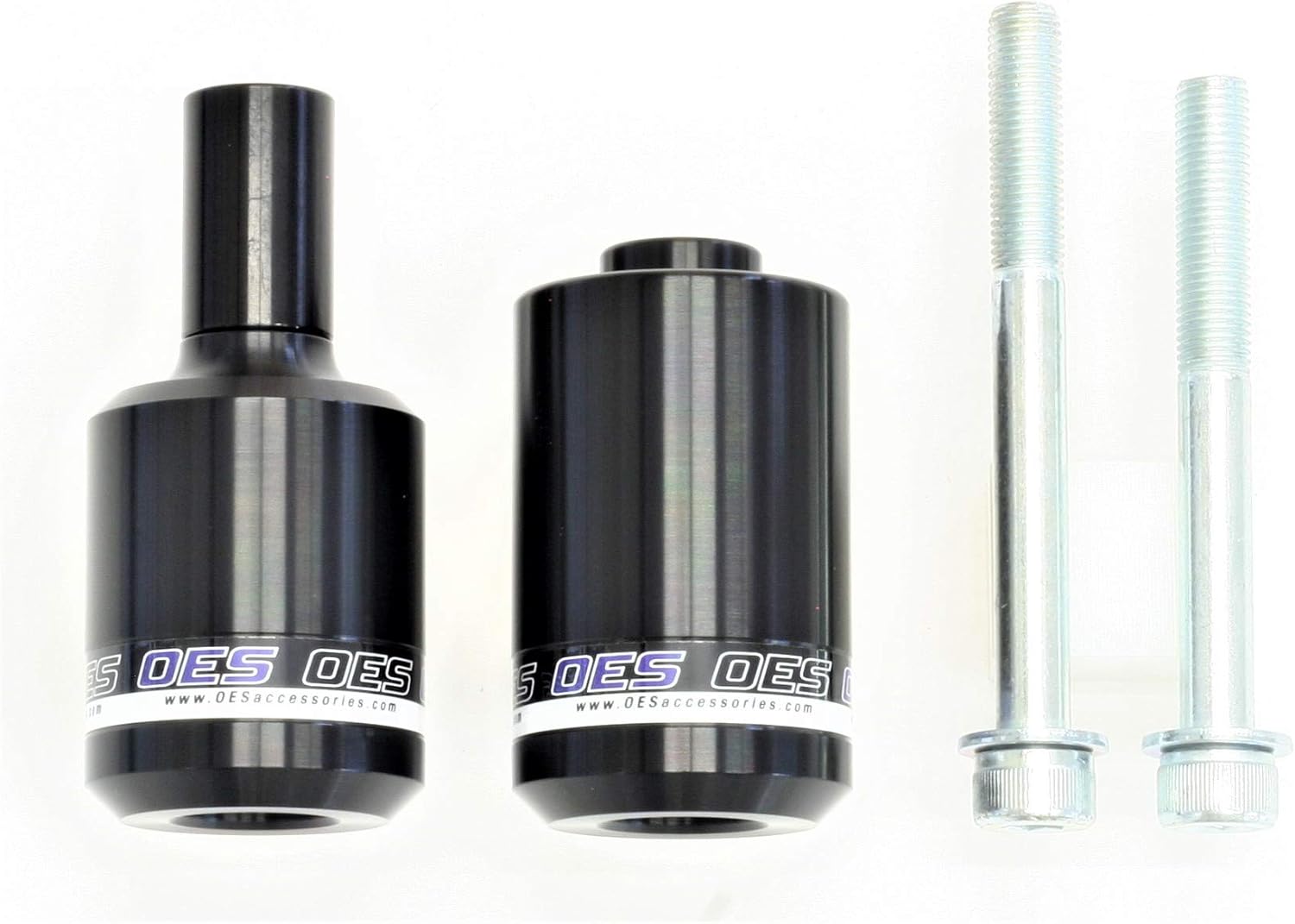 OES Accessories Brand Frame Sliders compatibility for 2005 2006 Suzuki GSXR 1000 No Cut (Blue)