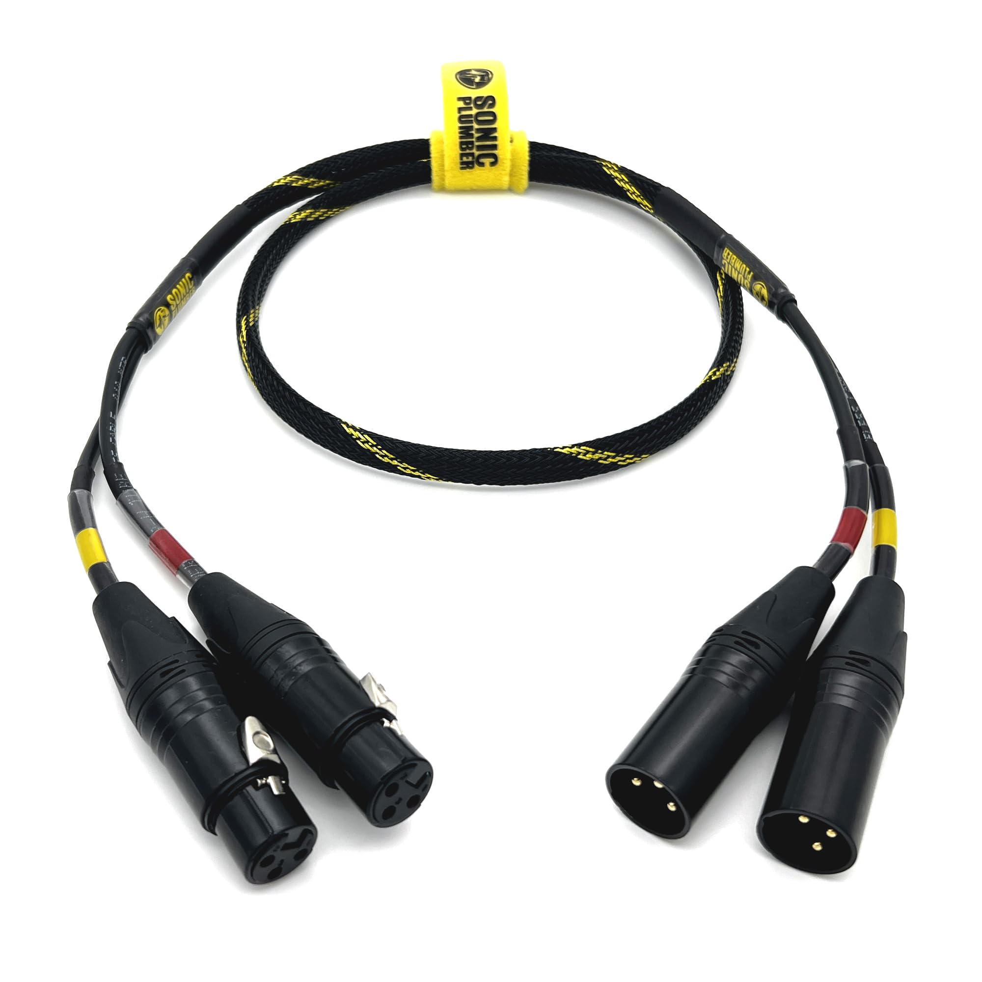 Sonic Plumber Stereo Pair XLR Male to Female Balanced Cable (2meter / 6.56Feet)-image-11