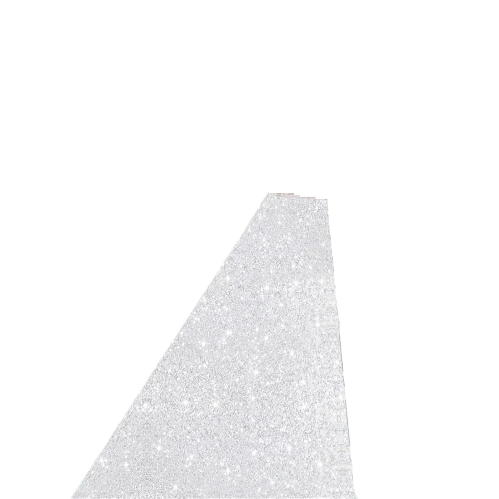 Tappeto Matrimonio Tappeto da passerella scintillante Matrimonio Natale Accessori for esterni Banchetto Corridoio(Silver,4M_1.2M)