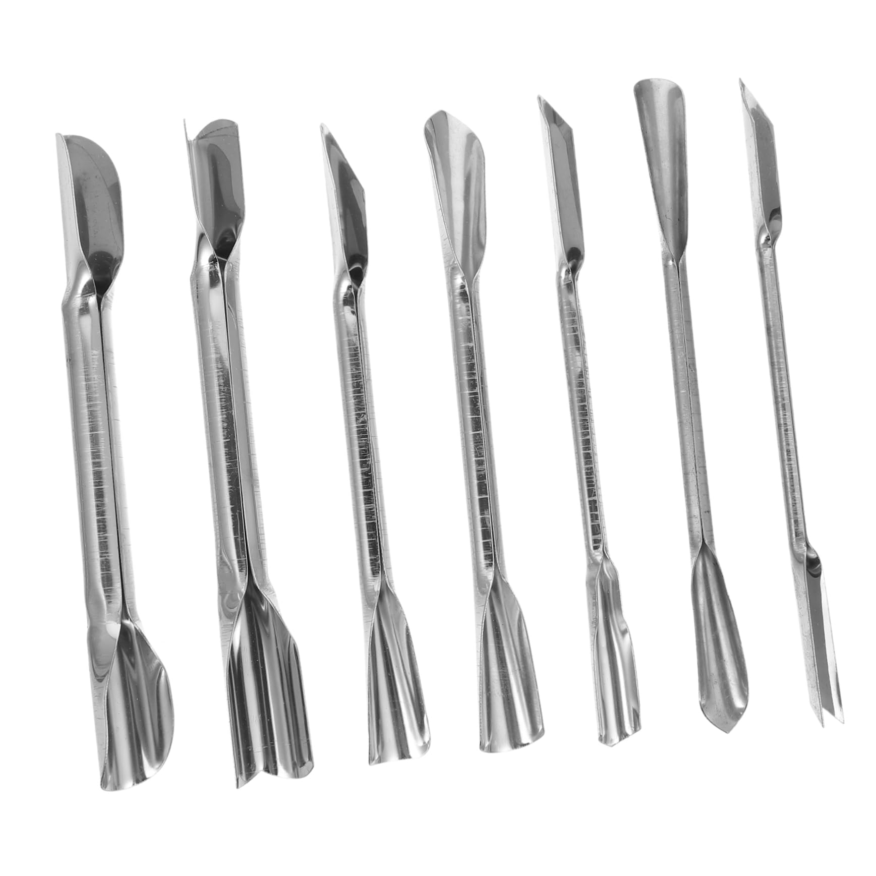 BEBEMOKO 7-piece Double-headed Set Stainless Steel Fruit Vegetable Cutter Easy to Use Tool