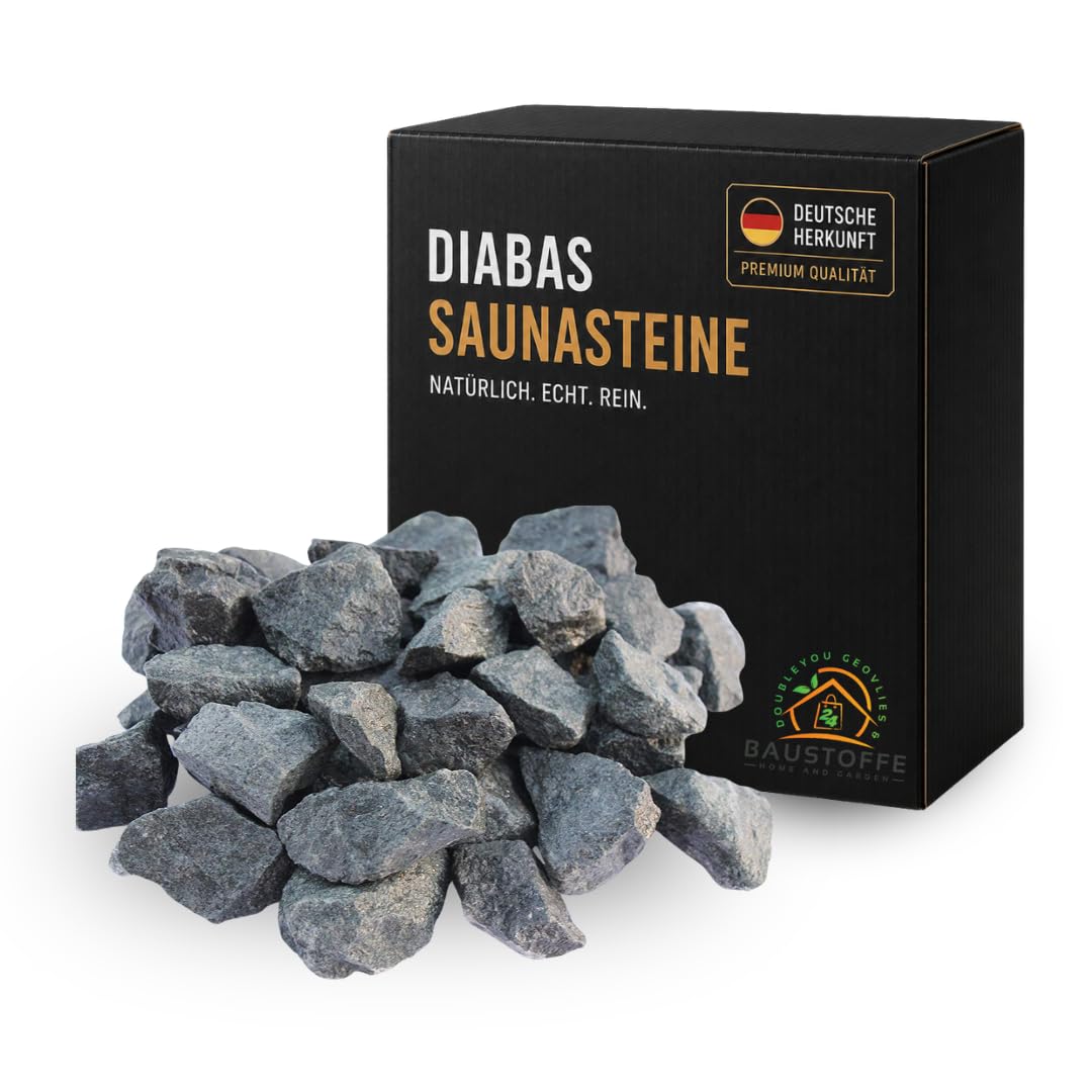 Diabase Pierres pour sauna 50-80 mm (20,0 kg) 1,44/kg
