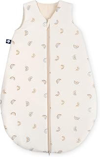Julius Zöllner Schlafsack Jersey Little Bow, Größe 50/56 | aus weicher Jersey Baumwolle, sicher und schadstoffgepüft, ideal für eine ruhige Nacht