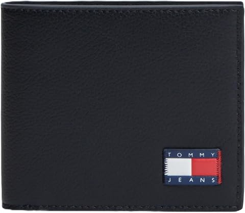 Tommy Hilfiger TJM HERITAGE LEATHER CC WALLET Erkek Cüzdan Black OS