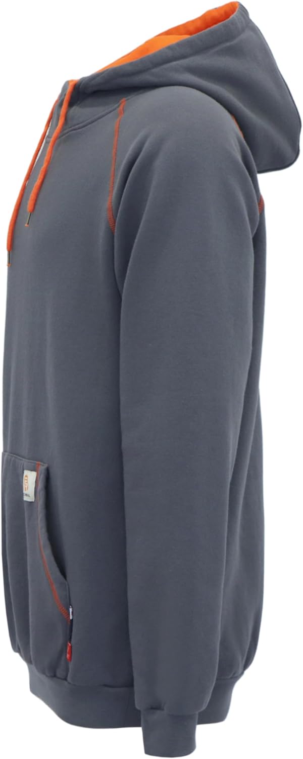 BOCOMAL FR Hoodies 10.5oz Midweight Cottoon Fleece Pullover Flame Resistant Hooded Sweatshirts NFPA2112 - Image 2