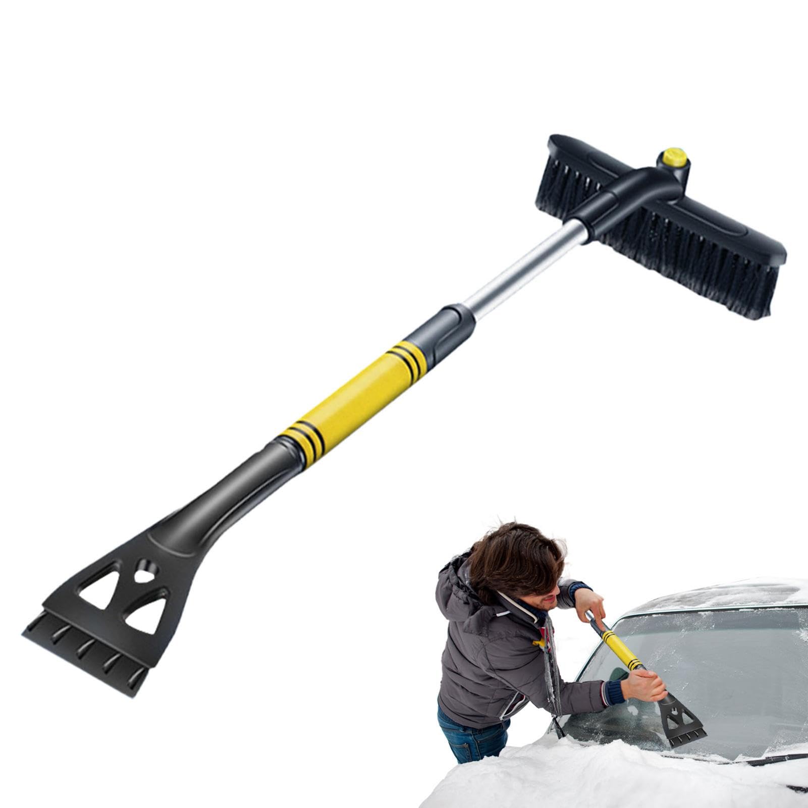 Pelle à Neige, Grattoir à Glace, 137,2 Cm, Hachoir à Glace Pour Allée, Grattoir De Nettoyage De Jardin Extérieur, Pelle à Neige De Grande Capacité, Poignée En Forme De D, Outil De