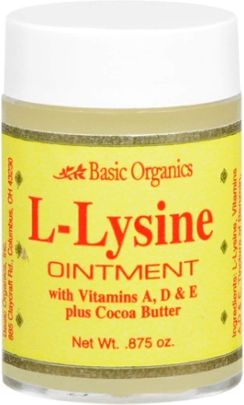 Basic Organics L-Lysine Ointment 0.87 oz (Pack of 11)
