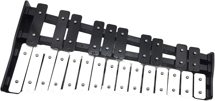 Glockenspiel 25 Key Glockenspiel For Adults Compact Portable Xylophone Musical Educational Tuned Glockenspiel Musical Instrument