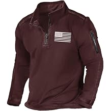 Herren-Sweatshirt ohne Kapuze Baumwolle   Kapuzen-Sweatshirt ohne Kapuze modisch Sweatshirt f r Herren Erwachsene Baumwolle halber Rei verschluss l ssig elastisch