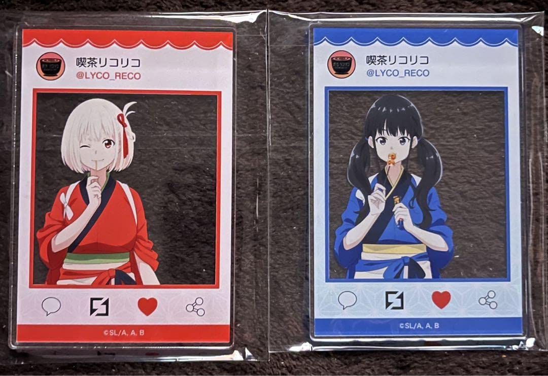 Amazon.co.jp: リコリスリコイル 千束 ちさと たきな アクリルカード