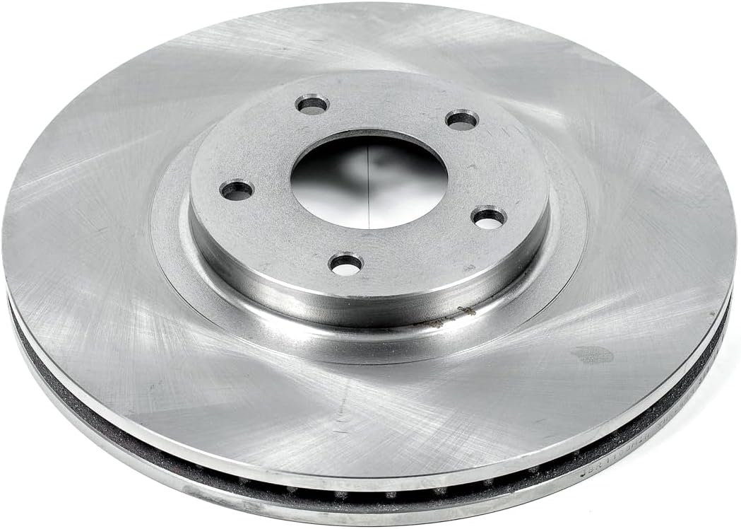 PowerStop Front Brake Rotor For INFINITI FX35 2003-06 |FX45 2003-06 |G37 2009-10 |Nissan Altima 2005-06 |Maxima 2004-05 |Nissan Murano 2003-05 - Direct OE Disc Replacement Rotor, JBR1100