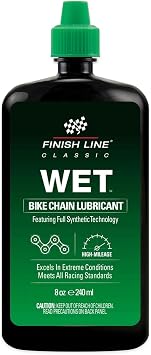 Finish Line Wet Bike Chain Lubricant 8 fl oz