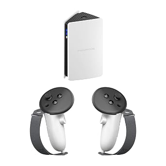 PRISMXR Controller Grips and PC-VR Streaming Air Link Bridge Compatible with Meta Quest 3S/Quest 3