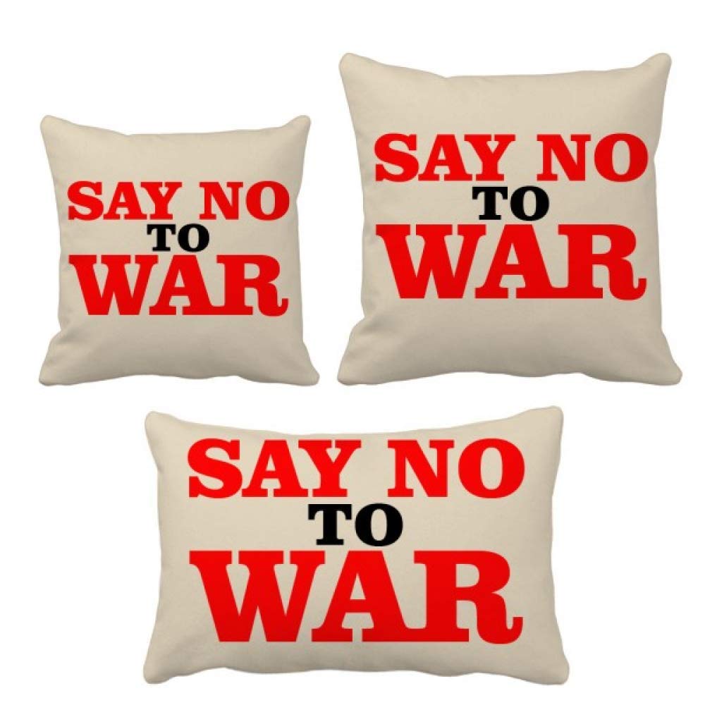 Coussin paix et amour pour soulager le dos sur votre canapé