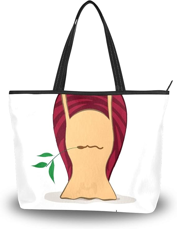 Amazon トートバッグ カタツムリ かわいい 面白い レディース 肩掛け 大容量 通勤 通学 旅行 高校生 軽い 軽量 肩掛けバッグ 対応 ハンドバッグ 大きさ ファスナー 2way 手提げバッグ ギフト プレゼント トートバッグ