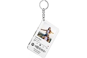 witfox Custom Spotify Picture Keychain