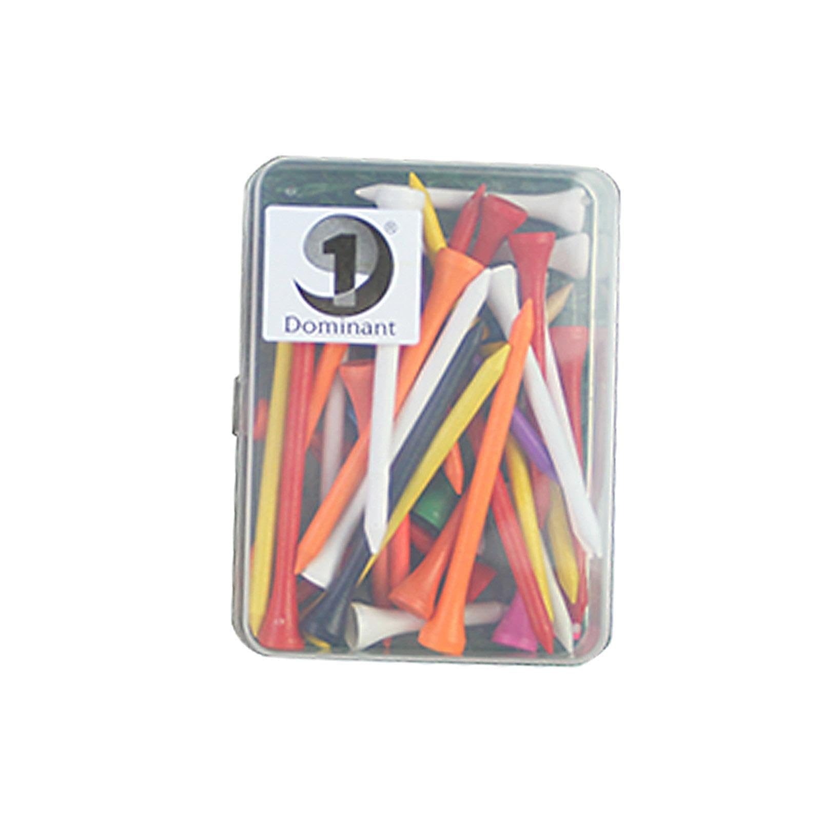 40Pcs Golf Tees Accessories Mixed 4 Different Sizes Training Aid Practicing for Players Adults Golfer Beginners