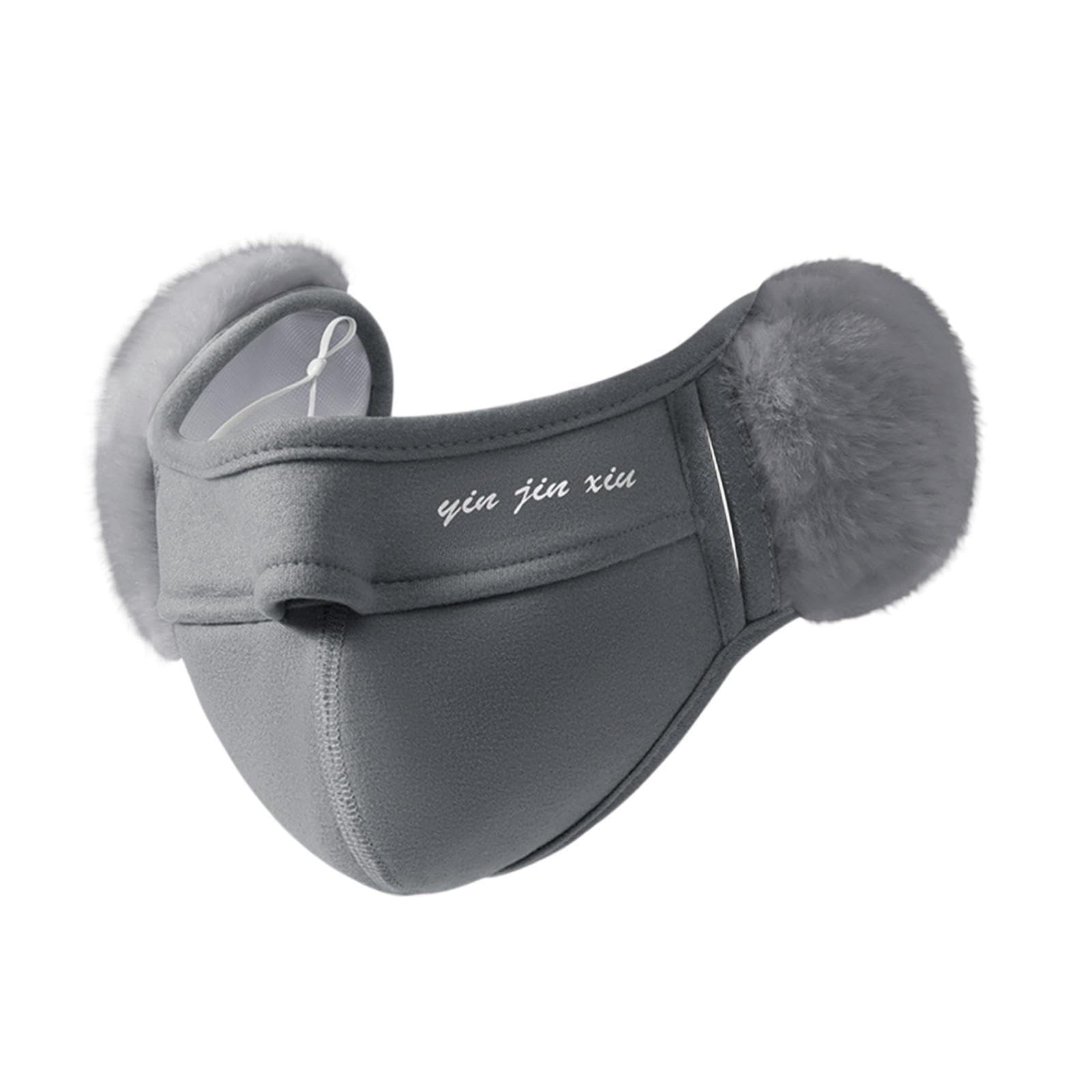 club bollywood BNF®Winter Half Face Mask Nose Warmer Thick Ear Muff for Hiking Skiing Men Women Light Gray|Clothing, Shoes & Accessories | Costumes, Reenactment, Theater | Accessories-picture-31