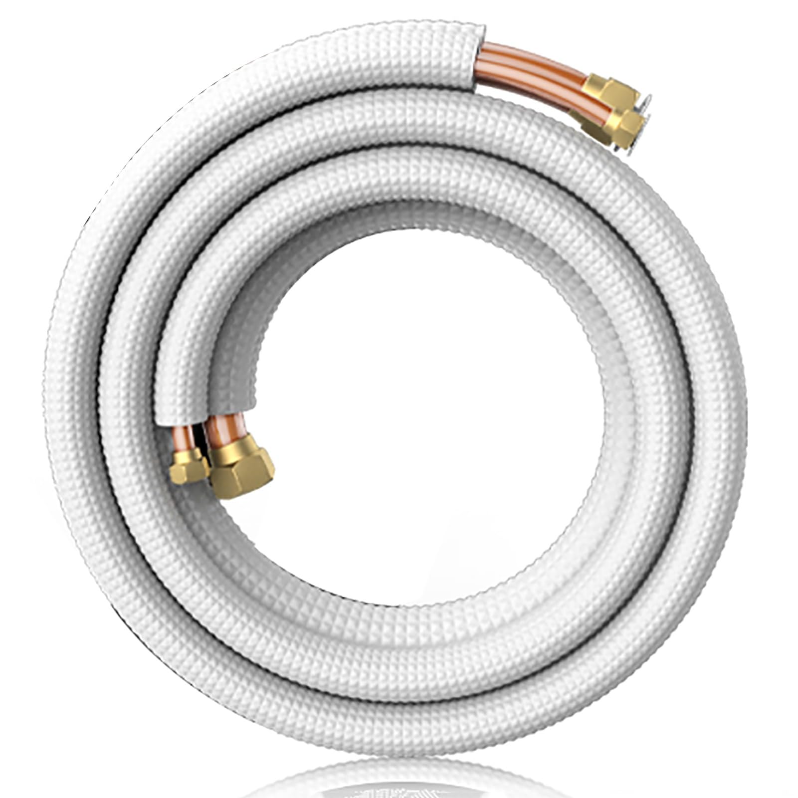 Juego de líneas de cobre para aire acondicionado mini split, tubos aislados, longitudes personalizadas, soluciones eficientes HVAC para un rendimiento óptimo