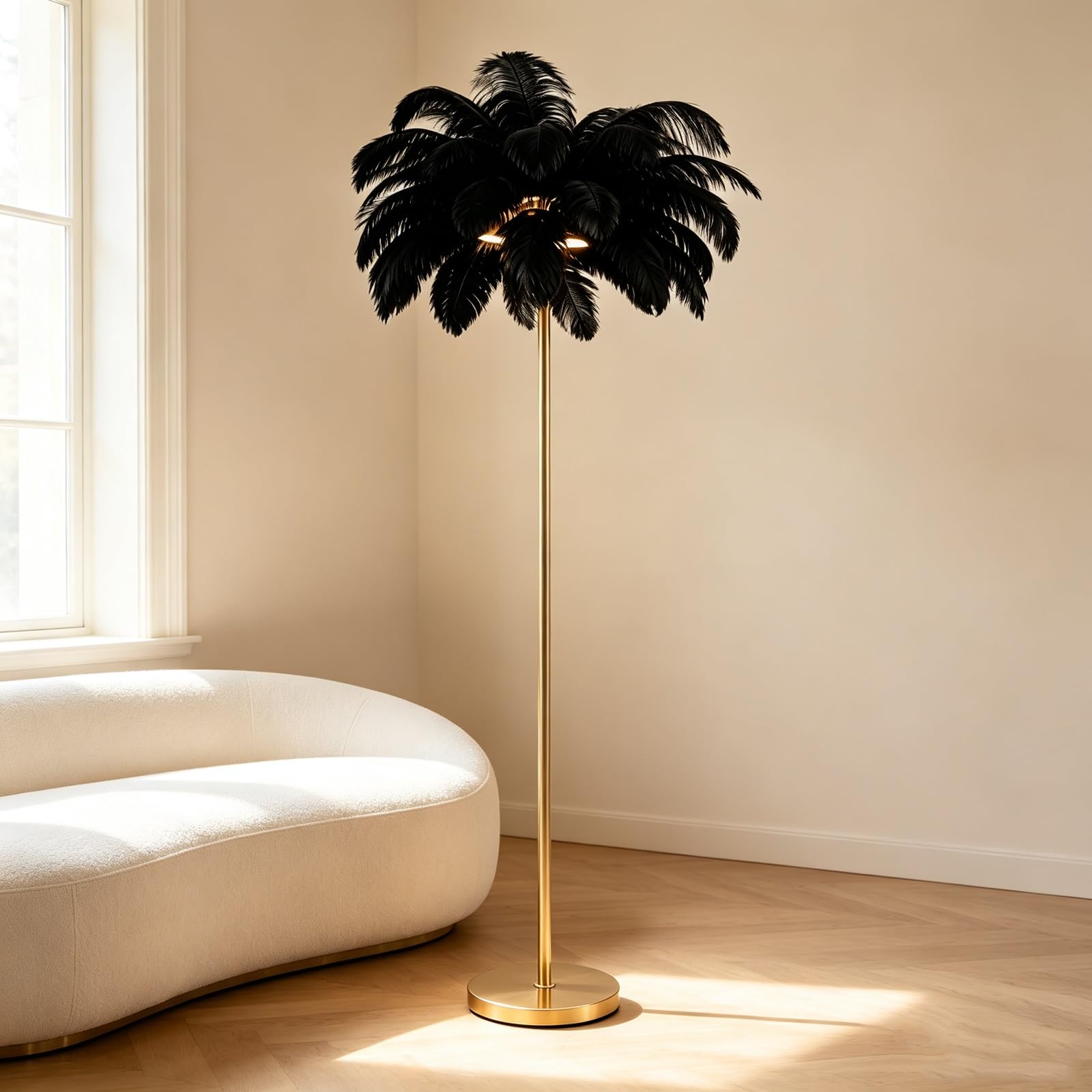 LCNDKF Modern Minimalist Feather Floor Lamp