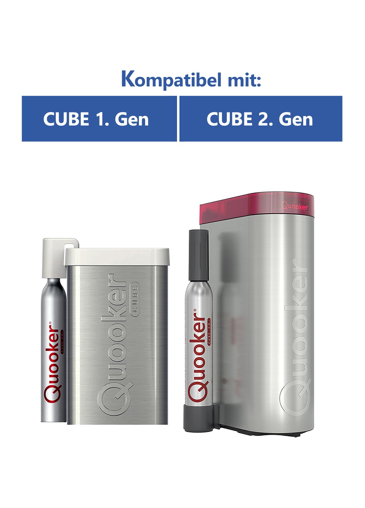 Premium CO2 Druckregler (Hiwi) Druckminderer für die Umrüstung QUOOKER CUBE auf CO2-Mehrwegflasche