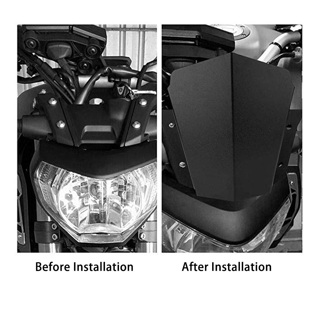 Amazon | バイク用 ヘッドライトウインドシールド 対応 MT-09 FZ-09