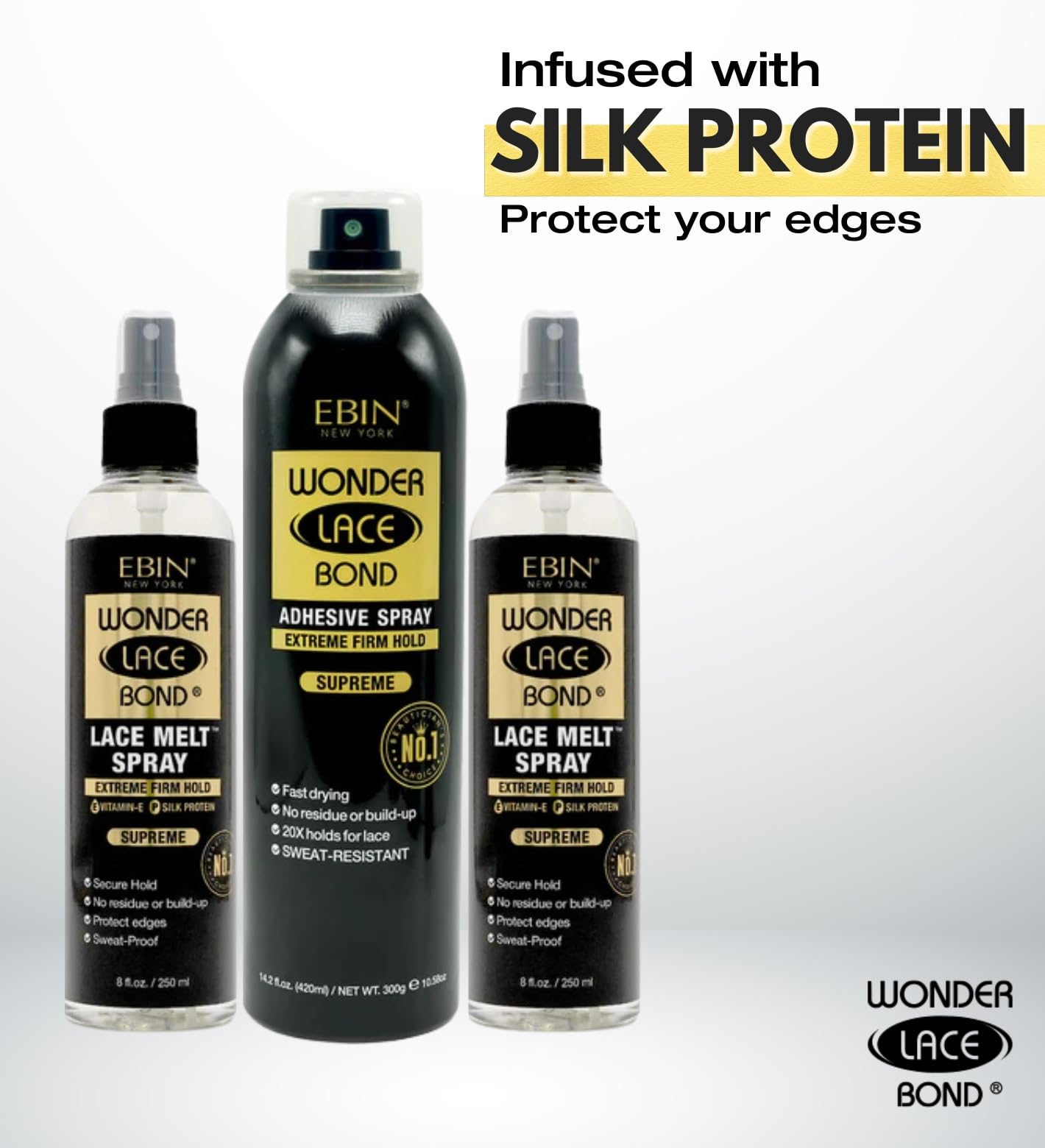 Evi FULL BOUNCE AND ELASTIC FILM 4本セット Amazon.com: EBIN NEW YORK Hair Styling Essentials – Wonder Lace